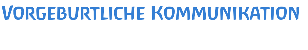 Vorgeburtliche Kommunikation
